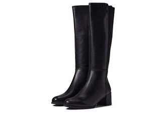 Naturalizer Brent Weatherproof Knee High Boot Womens Boots Black Leather : 8.5 W (C), Textile/Leather