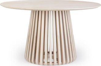 BIZZOTTO Mesa redonda en madera de mango Ø130 natural