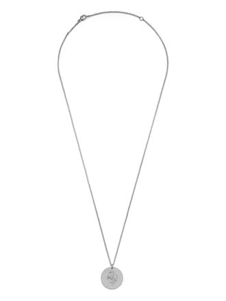 Mateo Bijoux Stallion Coin necklace - men - Sterling Silver - One Size