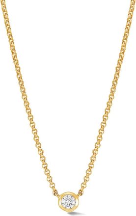 Dower & Hall Collana Dewdrop con zaffiro - Oro