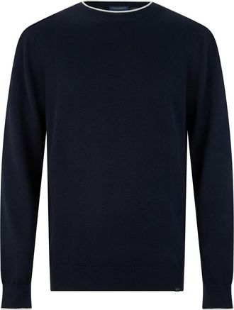 Paul & Shark Round-neck Truien - Heren - Ronde hals truien - Blauw - 3XL - Katoen - Truien & Vesten