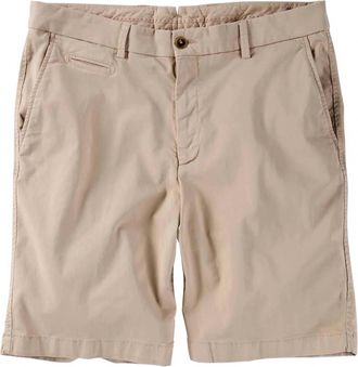Ballin Mens Broken Twill Stretch Cotton Shorts In Khaki