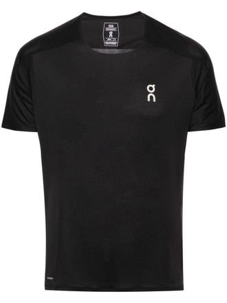 On Performance-T panelled-design T-shirt - men - Recycled Polyester/Elastane - M - Black