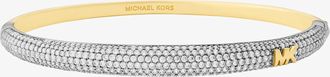 Michael Kors Pav&eacute; Two-Tone Dome Bangle