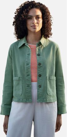 Yumi Canvas Patch Pocket Jacket in Green at Nordstrom, Size 12