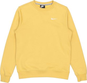 Nike Mens Nike FW21 Solid Color Fleece Lined Stay Warm Pullover Yellow 916609-761