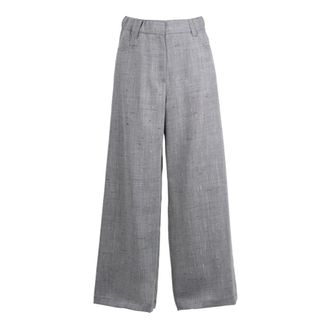 Alysi Wide Trousers, female, Gray, Size: 2XS Wide Trousers