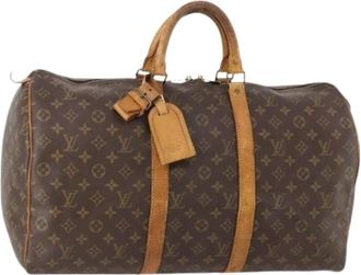 Louis Vuitton Pre-owned Weekend Bags, female, Brown, Size: ONE SIZE Pre-owned Boston Bag