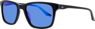Quiksilver Mens Black Rectangular Sunglasses QS4001BLKBLU