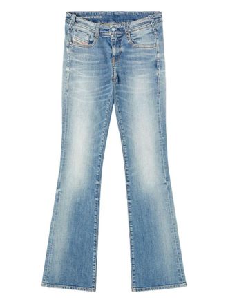 Diesel Blue Bootcut Mid Rise Jeans