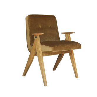 Robin des Bois Sill&oacute;n de roble y terciopelo camel