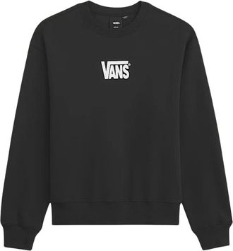 Vans Stretch Logo Crew Sweatshirt - Heren - Sweatshirts - Zwart - M - Katoen - Hoodies & sweatvesten