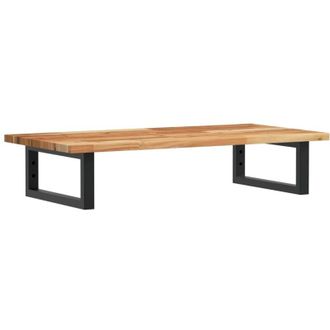 vidaXL Estante De Lavabo De Pared Acero Y Madera Maciza De Acacia Vidaxl