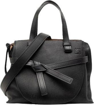Loewe Pre-owned Handbags, female, Black, Size: ONE SIZE Pre-owned Satchel