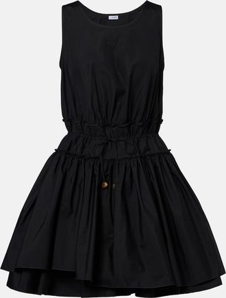 Loewe Paulas Ibiza cotton poplin minidress