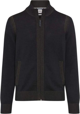 Brax Brax - Jake Cardigan - Heren - Truien - Blauw - Maat: 2XL Katoen