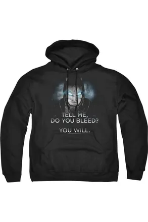 Gildan Batman V Superman Do You Bleed Adult Pull Over Hoodie / Hooded Sweatshirt