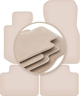 OEM Alfombrillas Premium Beige Para Bmw 4 G26 Gran Coup&eacute; 2021-2022