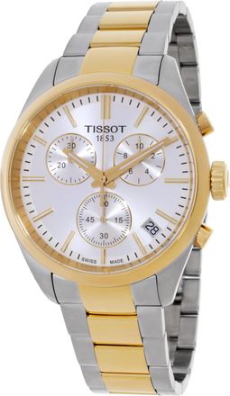 Tissot PR 100 Chronograph Quartz Silver Dial Mens Watch T1504172203100
