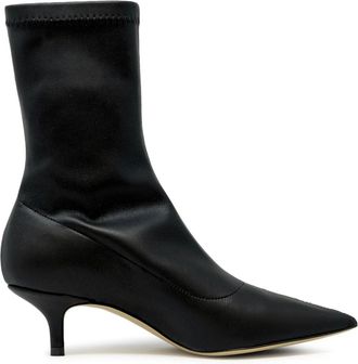 P.A.R.O.S.H. P.a.r.o.s.h., Schoenen, Dames, Zwart, 41 EU, Leer, Slayshoe Enkelboot