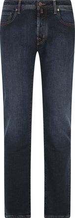 Jacob Cohen Slim-Fit Straight-Leg Dark Blue Denim Jeans
