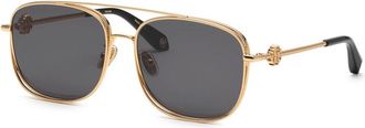 Roberto Cavalli SRC059M 0300 Mens Sunglasses Gold Size 59