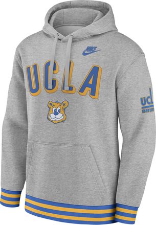 Nike UCLA Legacy Retro Mens Nike Mens College Pullover Hoodie in Grey | 02K30G1KUCV-MPS