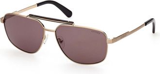 Guess GU00054 33A Mens Sunglasses Gold Size 61