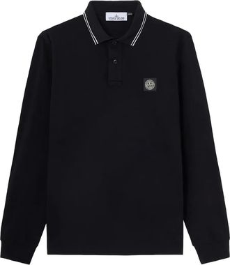 Stone Island Polo a maniche lunghe - Nero