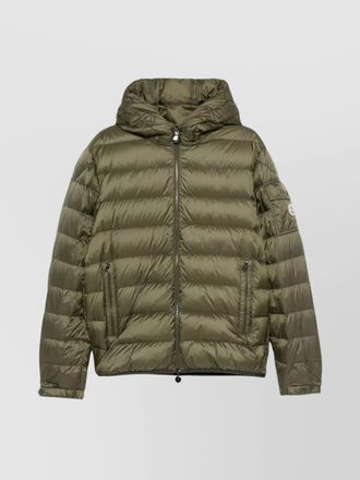 Moncler down hooded puffer jacket
