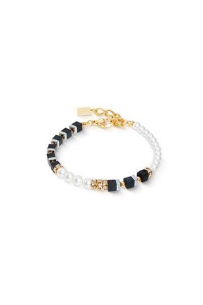 Coeur de Lion Precious Fusion Offset Bracelet in Black - Pearl at Nordstrom, Size 8.25