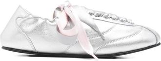 Repetto Silk Tennis - Dames - Sneakers - Grijs - 40 EU - Leer - Schoenen