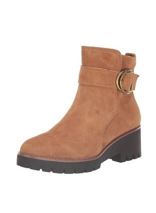 Blondo Womens Waterproof Dagger Fashion Boot In Cognac Suede