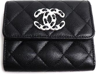 Chanel Grained Calfskin Wallet (Tri-Fold) (Pre-Owned)