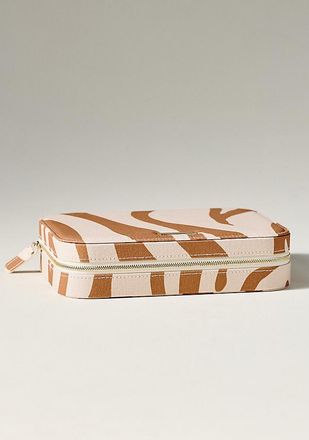 Anthropologie Daisy London Patterned Travel Jewelry Case