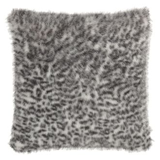 Schubiger M&ouml;bel Zierkissenh&uuml;lle Snow Leo, Grau-Weiss B: 50 cm