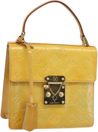 Louis Vuitton Pre-owned Spring Street Hand Bag - Dames - Vintage Handtas - Geel - ONE Size - Leer - Vintage