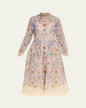Zimmermann Rebellion Beaded Midi Dress