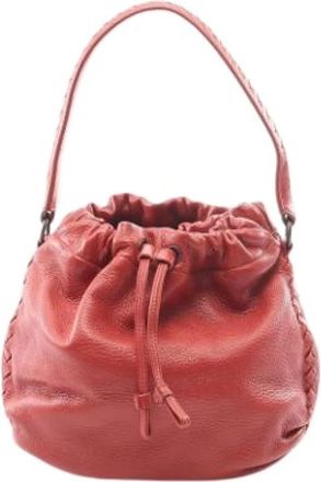 Bottega Veneta Pre-owned Vintage Bucket Bag - Pre-owned - Mujer - Rojo - ONE SIZE