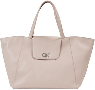 Calvin Klein Women Tote Bag Re-Lock Shopper Medium, Grey (Shadow Gray), One Size