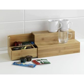 WENKO Escalera De Bamb&uacute; Para Caf&eacute; Y T&eacute;