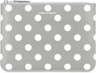 Comme Des Gar&ccedil;ons Portemonnee met Polka Dots - unisex - Portefeuilles - Grijs - ONE Size - Accessoires