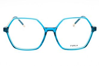 Furla VFU636 Oversized Acetate Eyeglasses - Turquoise