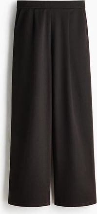 H&M Wide Trousers in Dark Brown at Nordstrom, Size Xx-Large