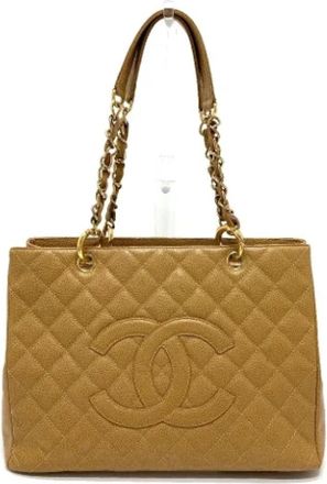 Chanel Pre-owned Leather chanel-bags - Dames - Vintage Shopper - Bruin - ONE Size - Vintage