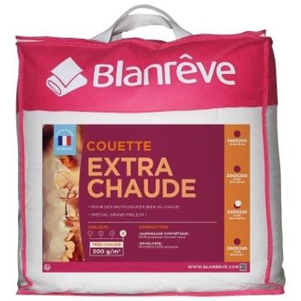Les Tendances Blanreve Couette Extra Chaude En Microfibre - 220 X 240 Cm - Blanc