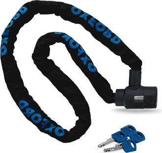 OEM Cadena Para Motocicleta Oxford De 2 M Con Candado Oxford Gp De Acero Endurecido De 9,5 Mm