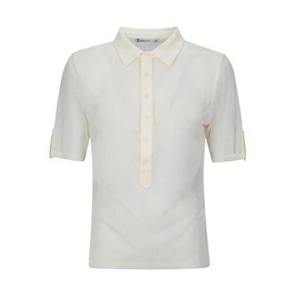 Paloma Wool Sile Top - female - PALOMA WOOL - Polo Shirts - White - XS - Tops