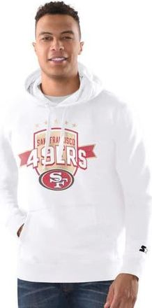 Starter Mens Starter White San Francisco 49ers Vintage Pullover Hoodie at Nordstrom, Size Xx-Large