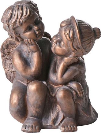Beliani Beliani - Decorative Figurine Accent Piece MgO Children Indoor Outdoor Garden Decoration Brown Damaro